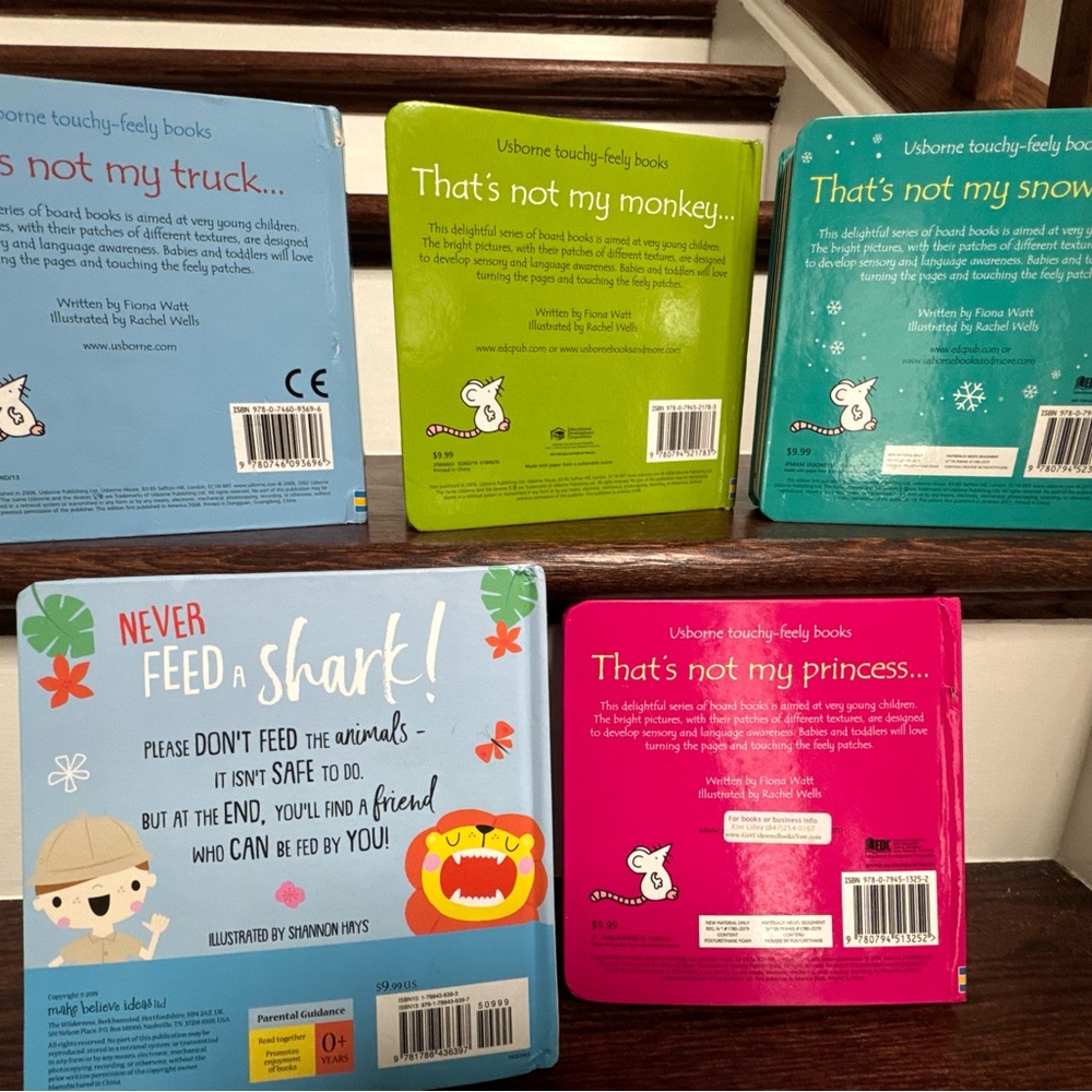 Touchy-Feely That’s Not My/Never Feed Board Book Set - Picture 3 of 5